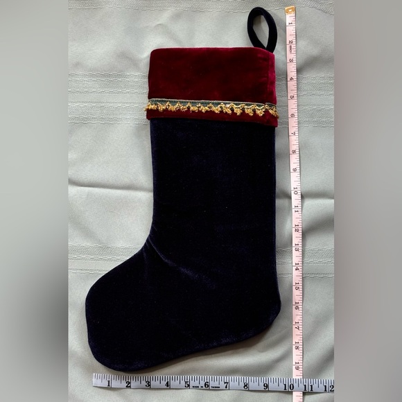 Christmas stocking Matthew 1:21 scripture, NWOT - Picture 2 of 2